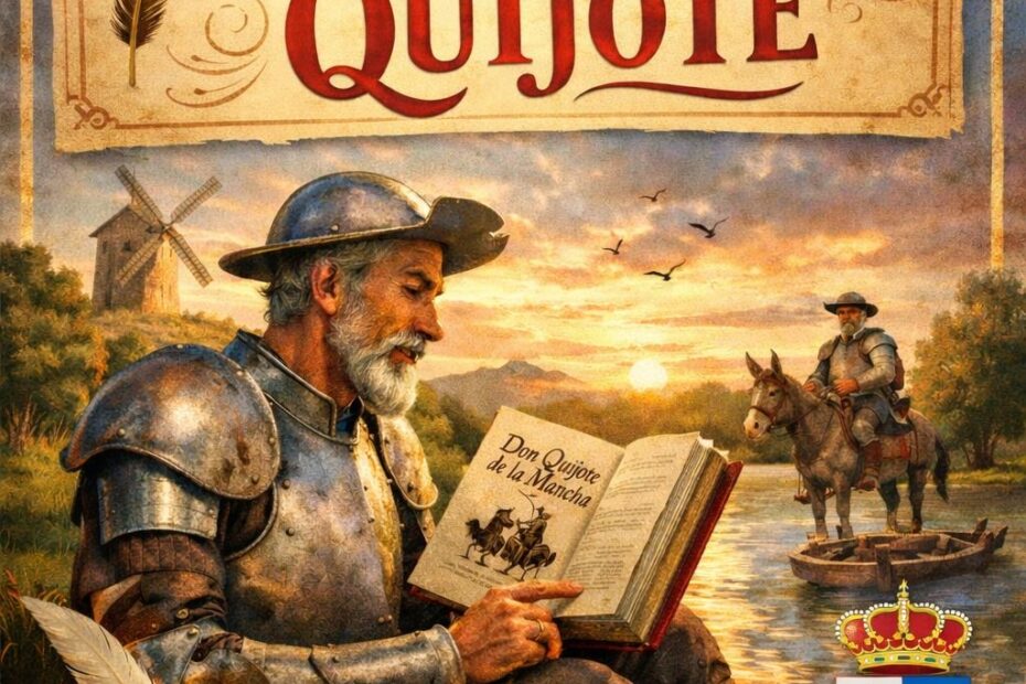 El Quijote cobra vida junto al río